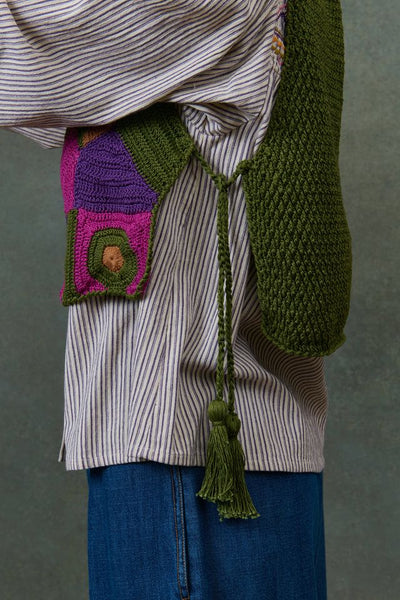 Jewel crochet vest