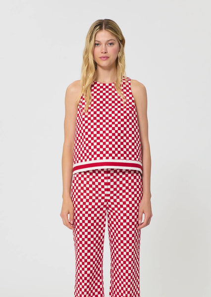 Tiffany checkered top
