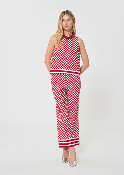 Tiffany checkered top