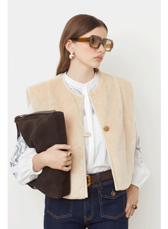 Diego cream vest