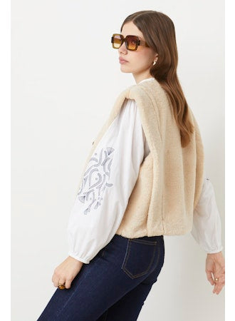 Diego cream vest
