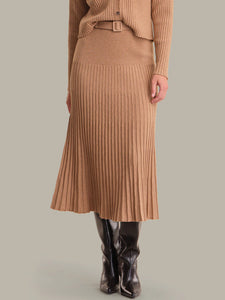 Luxe Pleated Maxi skirt