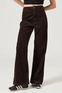 Chocolate cord sailor pants