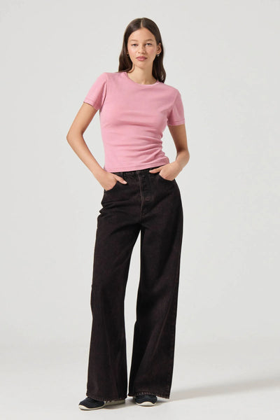 Chocolate denim jeans