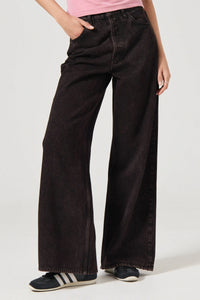 Chocolate denim jeans