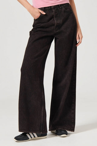 Chocolate denim jeans