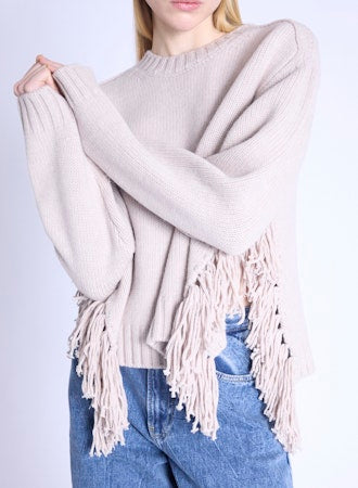 Fringy sweater