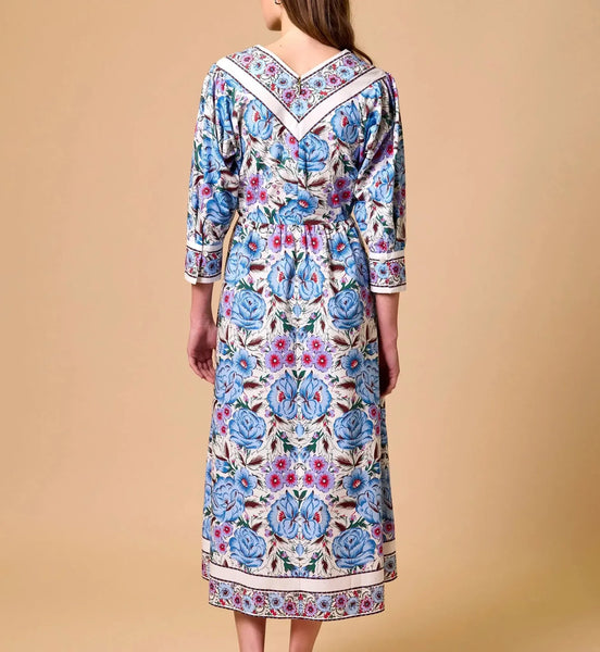 Fluora Print Midi Dress