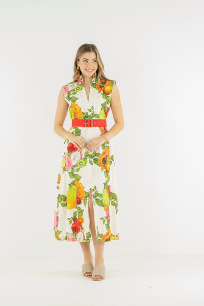 Roma trellis dress