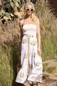 Button front skirt