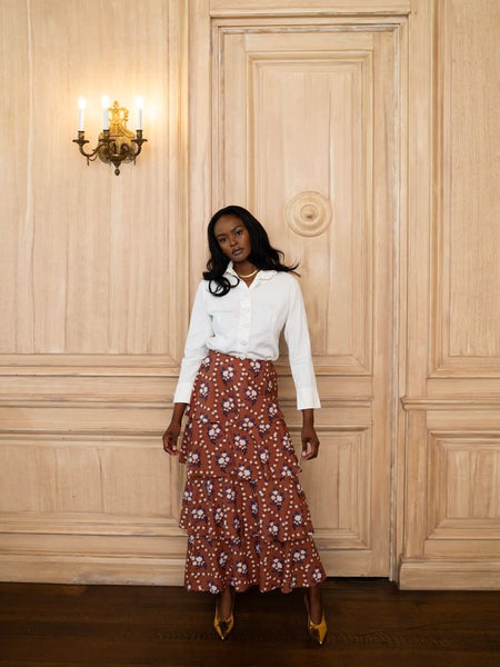 Brenda tiered skirt