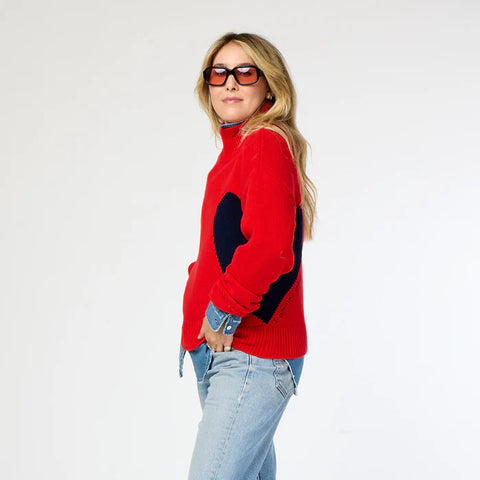 Heart on Fire Sweater