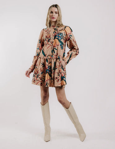 Aster Harvest Print Dress