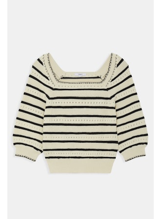 Patricia knit short sleeve sweater