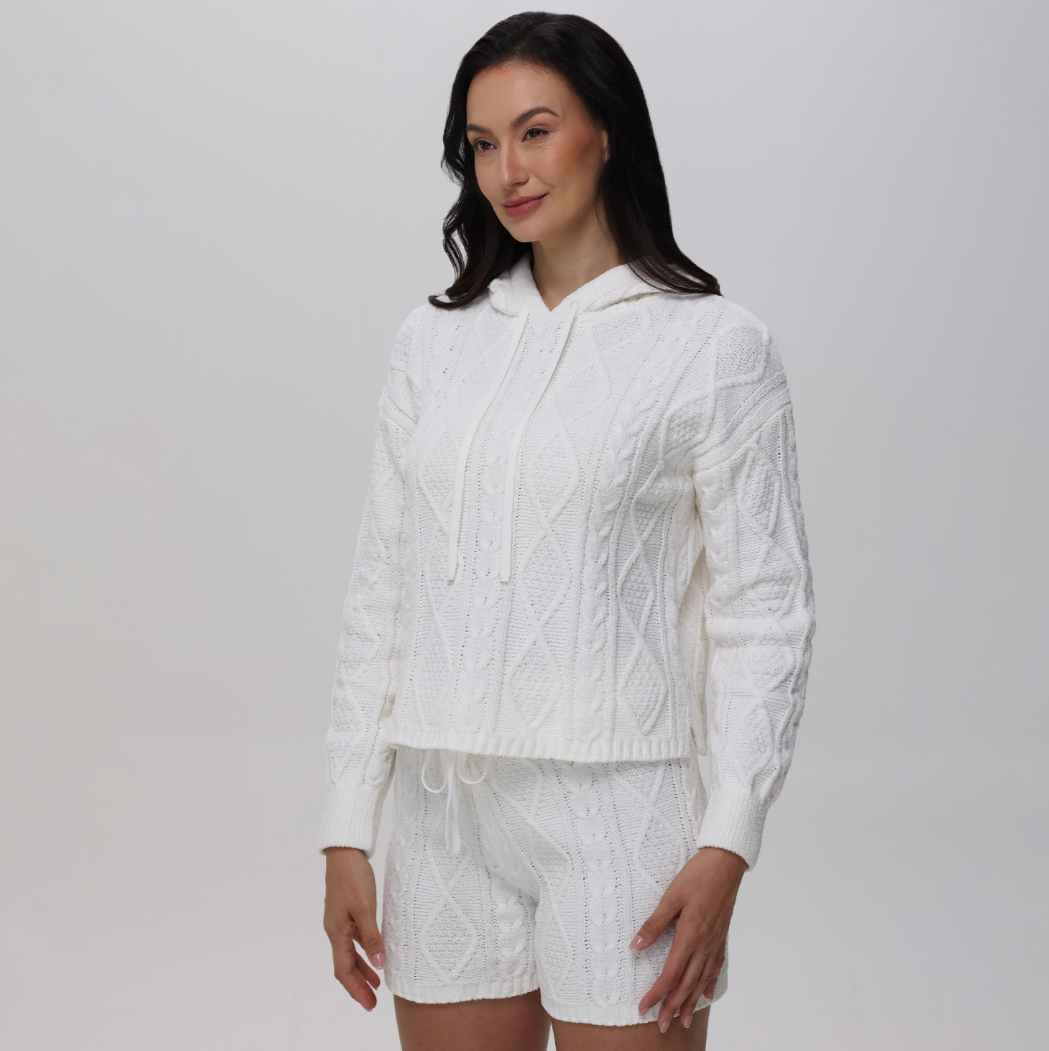 Sutton cable cord knit set