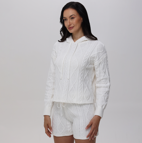 Sutton cable cord knit set