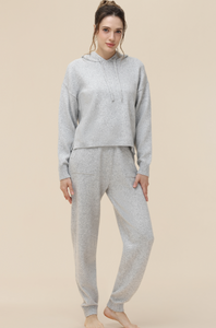Dahlia grey hoodie set