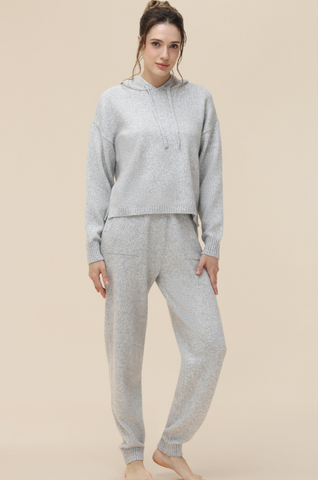 Dahlia grey hoodie set