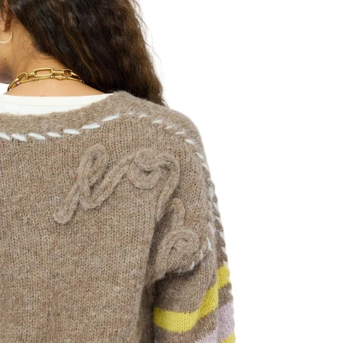 Sienna stripe cardigan