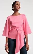 Whitney Wrap Top Pink