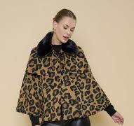 Animal print cape