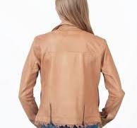 Alexa Patina Leather Jacket