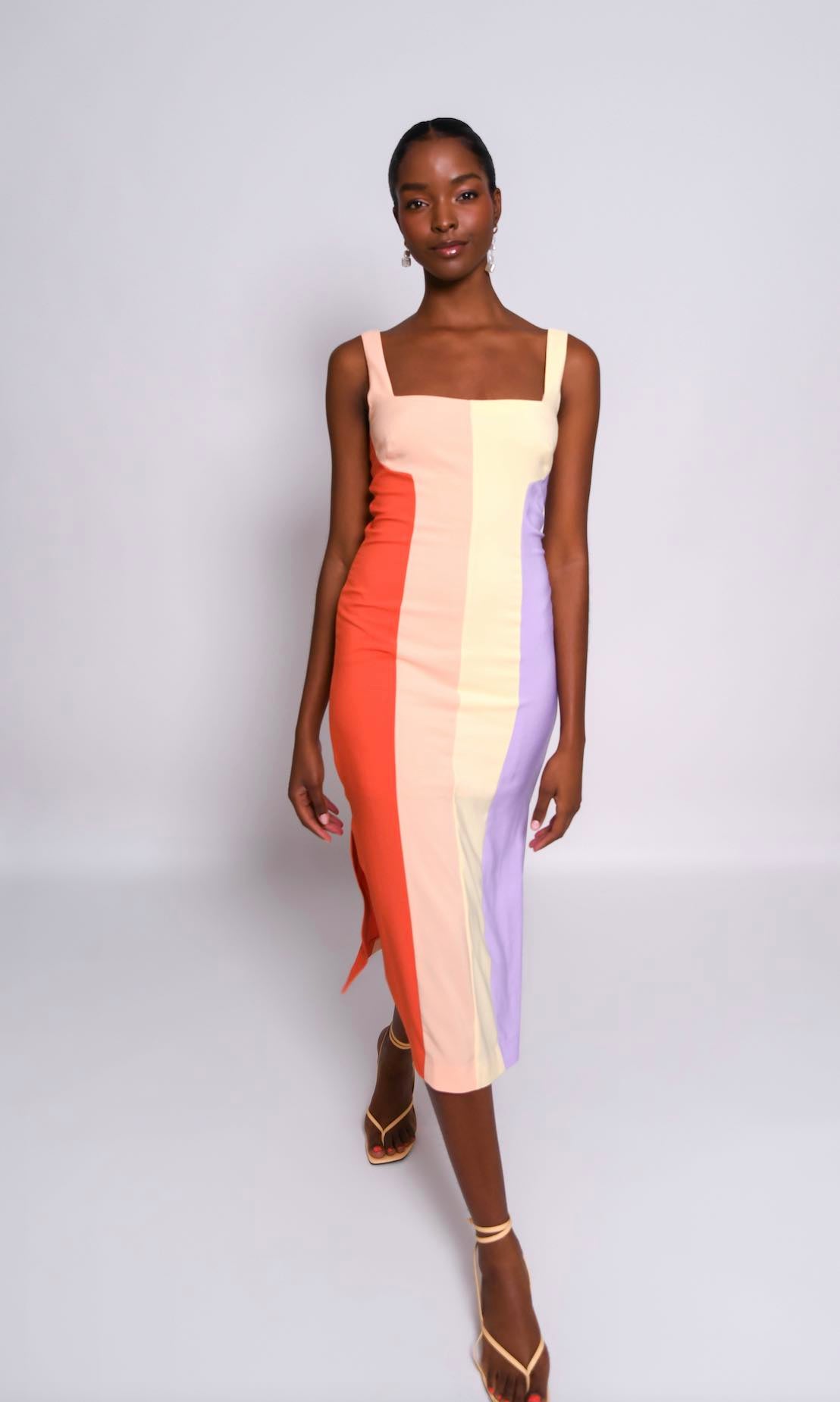Hensley Sunset Midi Dress