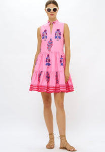 Boca Pink Yoke Dress