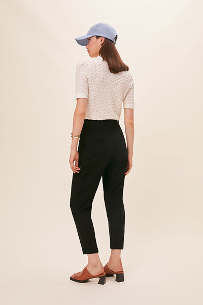 Tory Collared Short Sleeve Knit