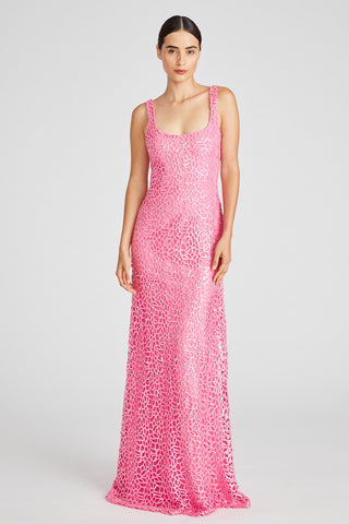 Hannah Pink Sequin Gown