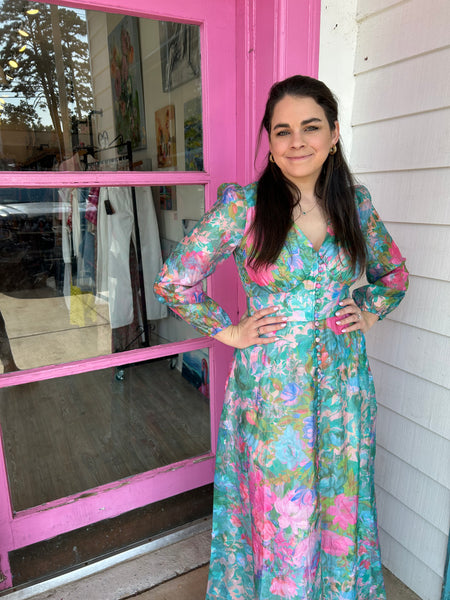 Brooke vivid bloom gown