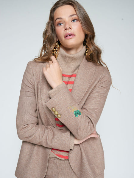 Hillary Blazer Tan