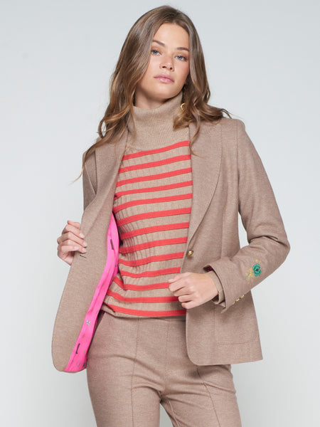 Hillary Blazer Tan