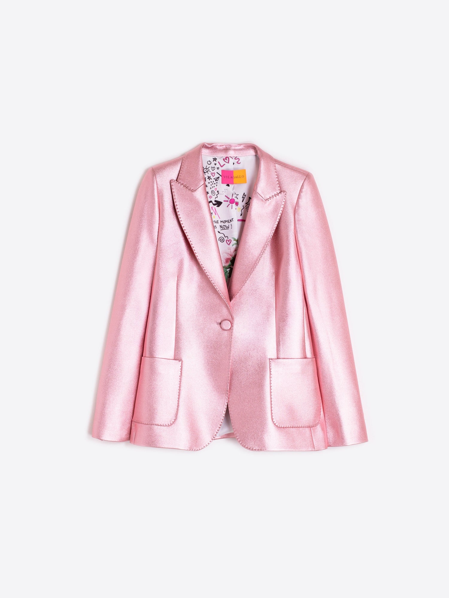Pink Metallica blazer