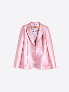 Pink Metallica blazer