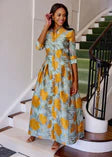 Cecilia Gown Mint Pansy Vine
