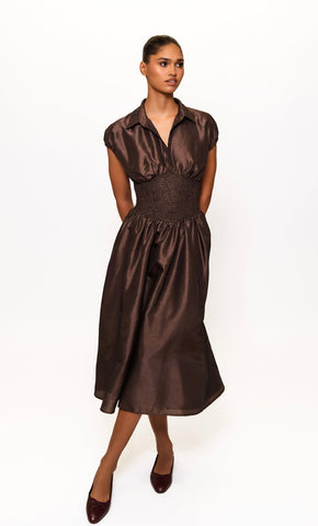 Chocolate trevy dress