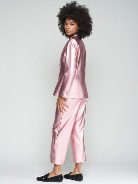 Pink Metallica blazer