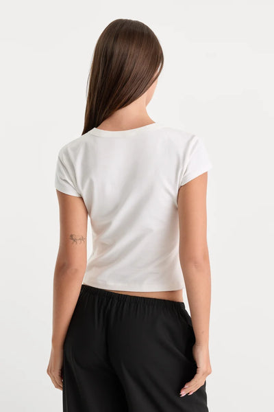 Good American white tee