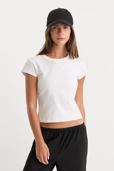 Good American white tee