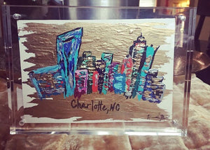 Charlotte skyline acrylic frames | Chosen Women's Apparel