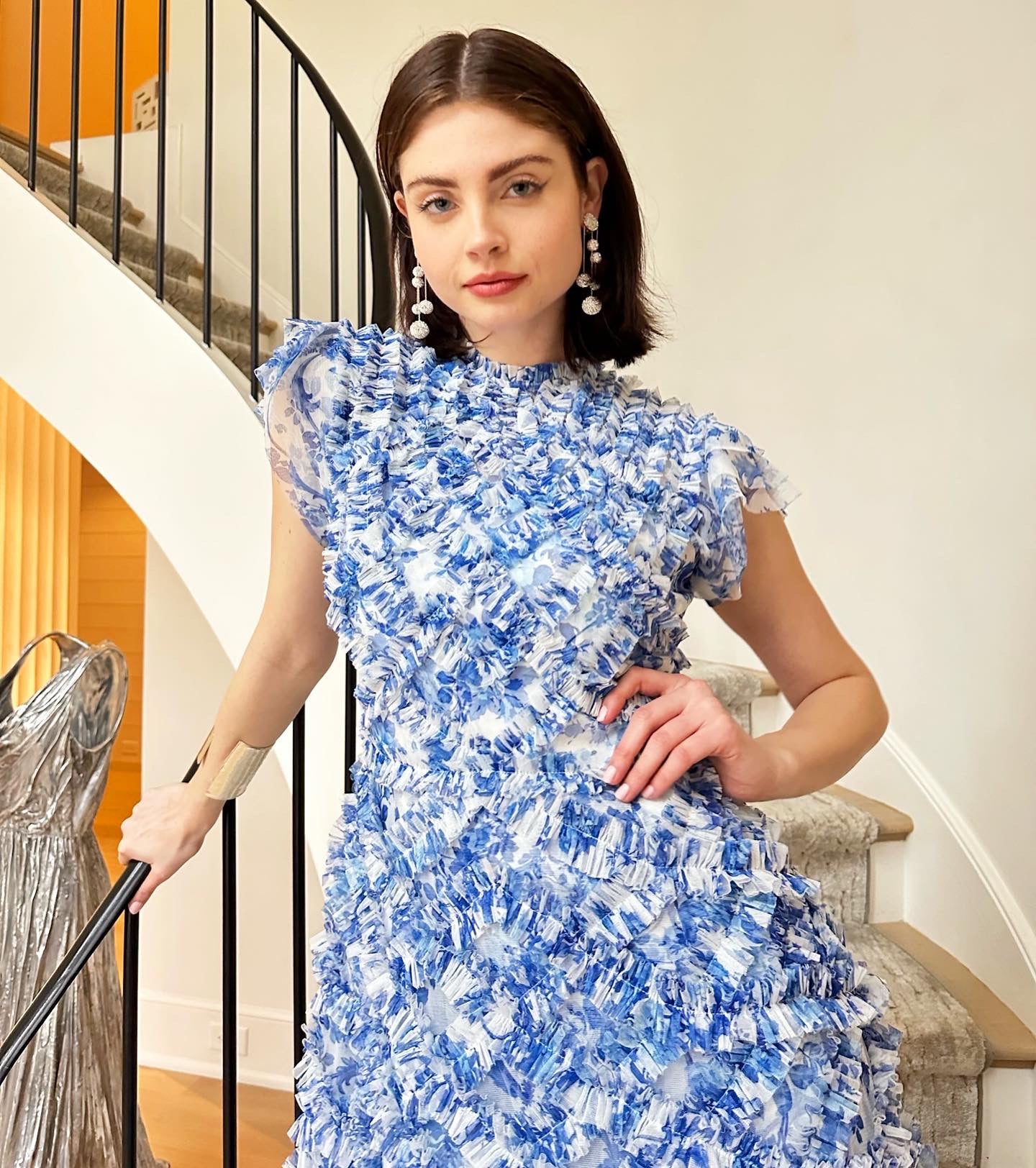 Blue China dress